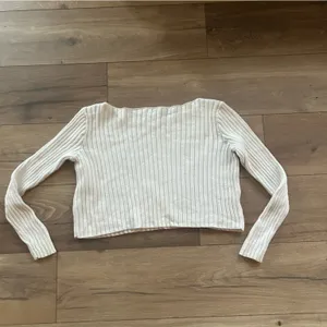 Aerie Ribknit Boatneck Cropped Sweater thumbnail 3