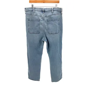 Hollister Baggy Jeans Stretch Distressed Light Wash Denim Men's 36 X 32 New thumbnail 6