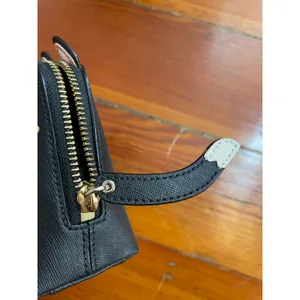 Kate Spade Jazz Things Up Cat Coin Purse WLRU3071 Black Leather Rare thumbnail 6