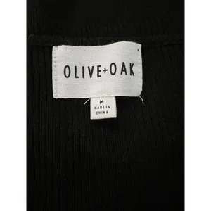 Olive + Oak Women's‎ Black Long Sleeve Pullover Knit Sweater Size Medium Classic thumbnail 8