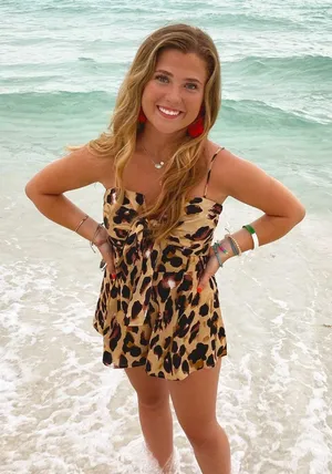 Boutique Cheetah Print Romper thumbnail 1