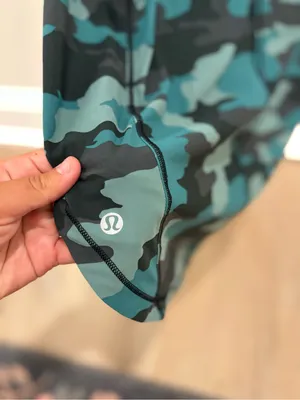 Lululemon Sculpt Tank in Heritage 365 Camo Tidewater Teal Multi/Rainforest Green thumbnail 4