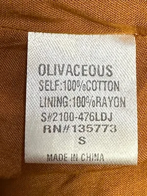 Olivaceous Mustard Yellow Tiered Ruffle Boho Maxi Dress Size S thumbnail 8