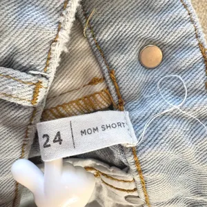 PacSun Patchwork Mom Short‎ Women 24 Colorblock High Rise Cotton Denim Festival thumbnail 4