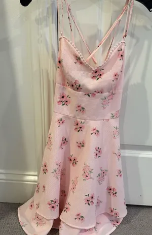 B Darlin Light Pink Dress thumbnail 1