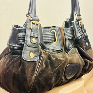 Juicy Couture Vintage Couture Daydreamer Bag Scottie Dog Brown Velour thumbnail 14