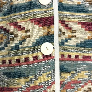 Vintage PHD Woven Blanket Tapestry Button Down Jacket Southwestern M thumbnail 9