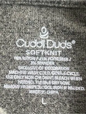 Cuddl Duds Olive Hooded Knit Top thumbnail 2
