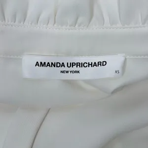Amanda Uprichard White Midi Tiered Dress thumbnail 5