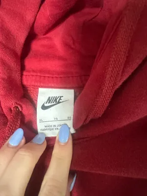 Red Nike Hoodie Sweatshirt thumbnail 2