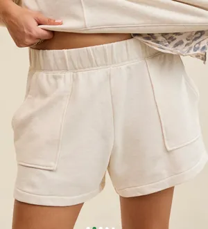 aerie go to fleece shorts thumbnail 1