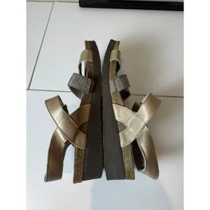 Naot Krista Sandals Women 37 6.5‎ 6 Leather Rhinestone Platform Wedge Slingback thumbnail 5