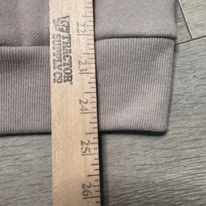 Hollister Womens XS Taupe Beige Oversized‎ Fleece Pullover Hoodie NWT thumbnail 6