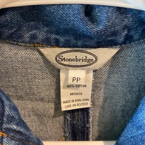 Stonebridge VTG Denim Jacket with Lace-Up Details, size PP thumbnail 2