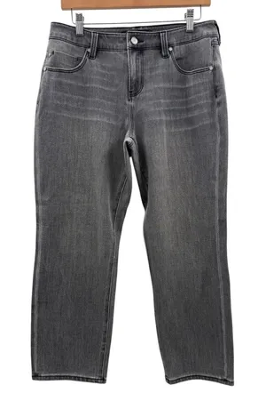 Liverpool Los Angeles Kennedy Crop Straight Jeans‎ Womens 8/29 Gray Wash Stretch thumbnail 1