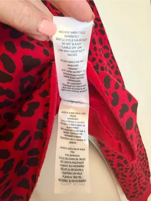 NWT True Religion Red Leopard Print Cropped Hoodie Size Small thumbnail 8