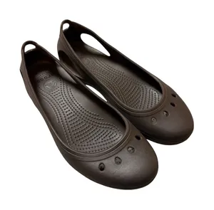 Crocs Kadee Women Ballet Flats Brown Size 8 Lightweight Waterproof thumbnail 1