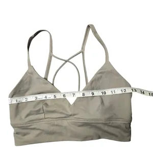 Alo Yoga Tan Criss Cross‎ Back Sports Bra Size: S thumbnail 2