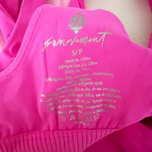 Free People FP Movement Epic Mini Low Impact Athletic Sports Bra Hot Pink Small thumbnail 2