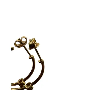 Marrin Costello Mystique Hoops Earrings Gold Plate Sterling Silver thumbnail 8