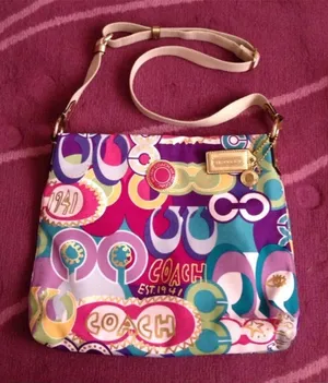 Coach Poppy Crossbody Purse Graffiti thumbnail 1