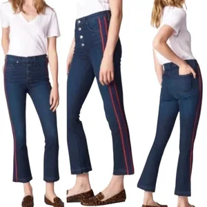 Veronica Beard CAROLYN BABY BOOT JEAN | SIDE STRIPE size 27 NWT thumbnail 7