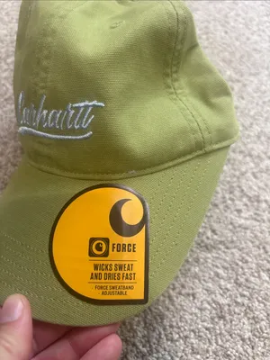 Carhartt One Size Fits Most Green Baseball Hat New With Tags thumbnail 6