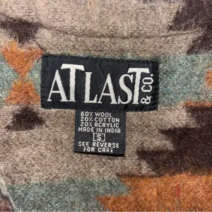 At Last & Co. Vintage Wool/Cotton Blend Vest thumbnail 5