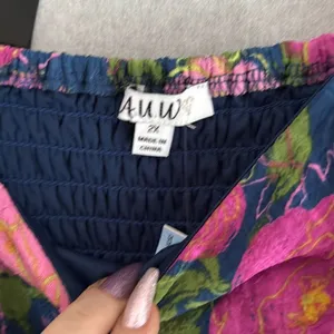 NWT , A.U.W. Spring, Summer Dress. Size 2X thumbnail 5