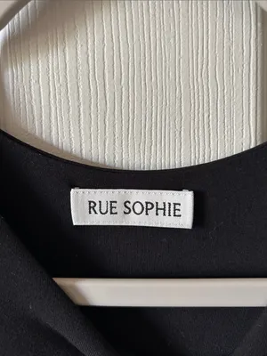 Rue Sophie Revolve Black Sleeveless Long High -Low Maxi Dress‎ Size Med thumbnail 5