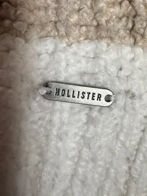 Hollister Women's Cropped Striped Knit Sweater - White with Pastel Stripes Small thumbnail 4