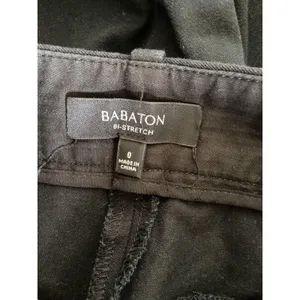 Babaton Pants Womens 0 Black Bi-Stretch Side Zip Dress Trousers Slim Aritzia thumbnail 4