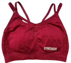 Gymshark Sports Bra Maroon *See Measurements* thumbnail 1