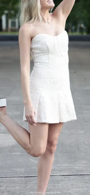 grad dress White thumbnail 1
