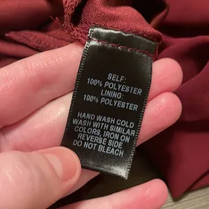 Lulu’s Forevermore‎ Burgundy Skater Strappy Mini Dress Size S thumbnail 9