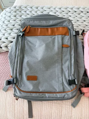 Grey carry on backpack Gray thumbnail 1