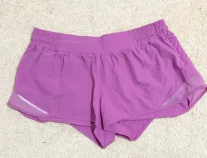 Lululemon • magenta glow hotty hot shorts sz 12 thumbnail 4