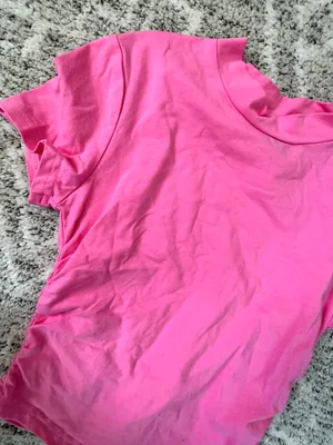 Hot Pink Crop Top Size XS thumbnail 2