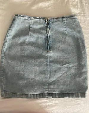 Wild Fable Denim Skirt With Slit thumbnail 2