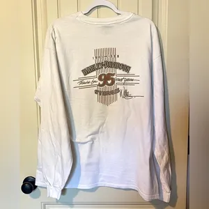 Harley Davidson Motorcycles White Anniversary Sturgis Long Sleeve Shirt thumbnail 3