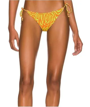 IT’S NOW COOL Tie Zebra Cheeky Swim Bikini Bottom Small thumbnail 1
