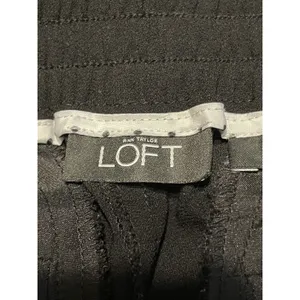 Loft Womens Pants Sz 00 Marisa Pleated Ankle Mid Rise Trousers Cuffed Office thumbnail 9