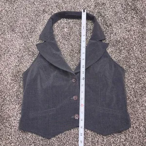 Star city grey cropped tank thumbnail 5