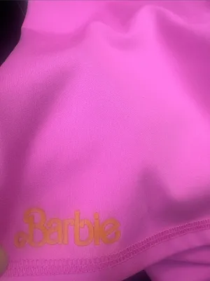 Show Me Your Mumu x Barbie Sports Bra and Shorts Set Hot Pink Sz S thumbnail 7