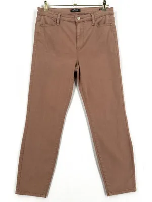 Buffalo David Bitton Havana Pants Women 10/30 Mauve Brown High Rise Ankle Skinny thumbnail 1