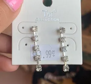 Dangling Diamond Earrings thumbnail 1