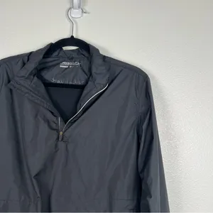 Nike Golf Lightweight 1/4 Zip‎ Windbreaker Black Sz L thumbnail 3