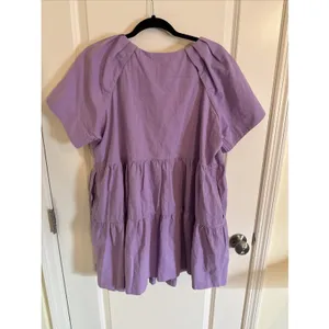 Shop The Mint It Could Be You Lavender Mini Dress With Pockets Size XL thumbnail 5