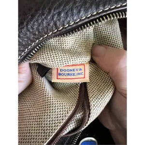 DOONEY & BOURKE 1975 Small East West Hobo Shoulder Bag Leather thumbnail 10