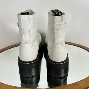 DR MARTENS Jetta Water Repellent Platform Bootie in White Size US 6 thumbnail 7